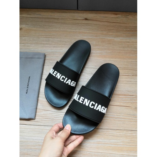Replica Balenciaga Slippers For Men #768987 $42.00 USD for Wholesale