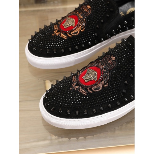 Replica Versace Casual Shoes For Men #769370 $88.00 USD for Wholesale