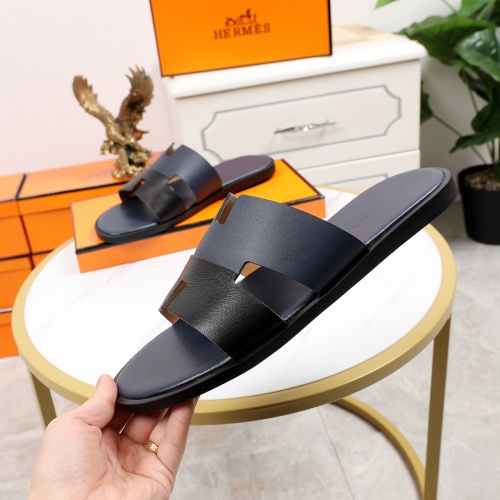 Replica Hermes Slippers For Men #769383 $45.00 USD for Wholesale