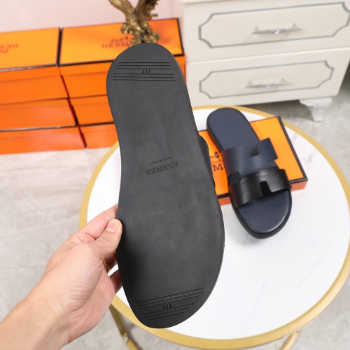 Replica Hermes Slippers For Men #769383 $45.00 USD for Wholesale