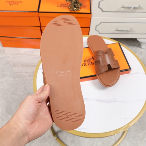 Replica Hermes Slippers For Men #769391 $45.00 USD for Wholesale