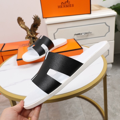 Replica Hermes Slippers For Men #769397 $45.00 USD for Wholesale
