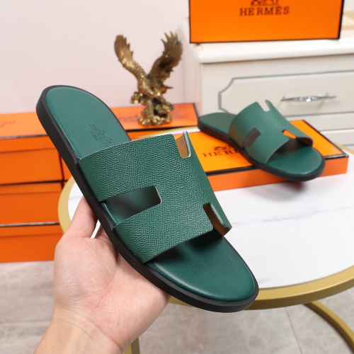 Replica Hermes Slippers For Men #769433 $45.00 USD for Wholesale