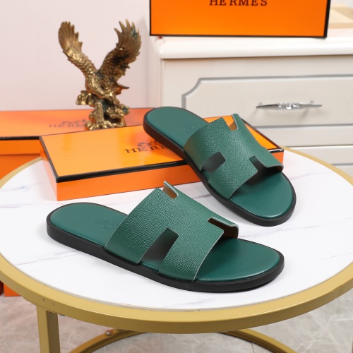 Replica Hermes Slippers For Men #769433 $45.00 USD for Wholesale