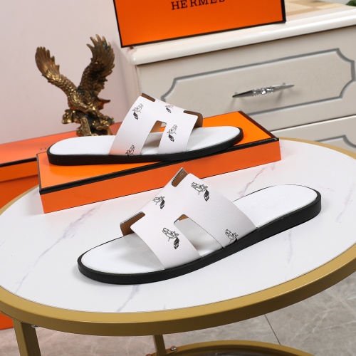 Replica Hermes Slippers For Men #769447 $48.00 USD for Wholesale