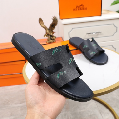 Replica Hermes Slippers For Men #769448 $48.00 USD for Wholesale