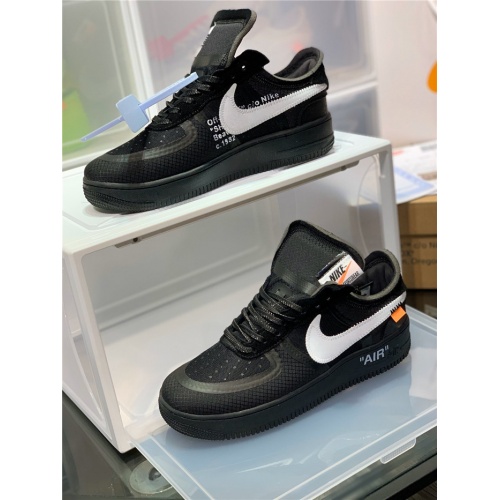Replica Nike Air Force 1 & OFF-WHITE For Men #770100 $99.00 USD for Wholesale
