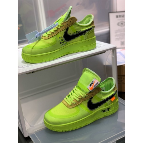 Replica Nike Air Force 1 & OFF-WHITE For Men #770101 $99.00 USD for Wholesale
