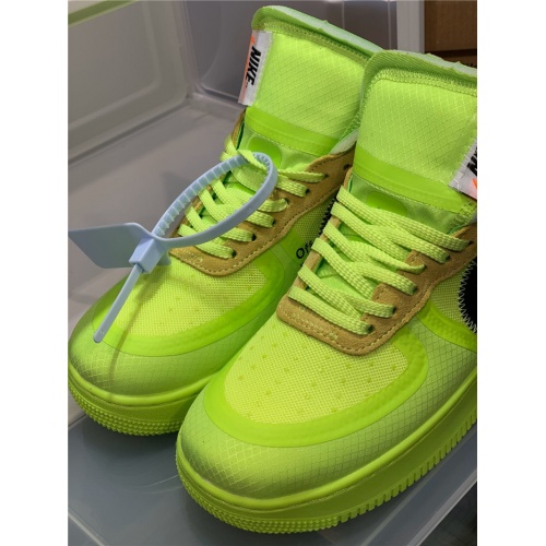 Replica Nike Air Force 1 & OFF-WHITE For Men #770101 $99.00 USD for Wholesale