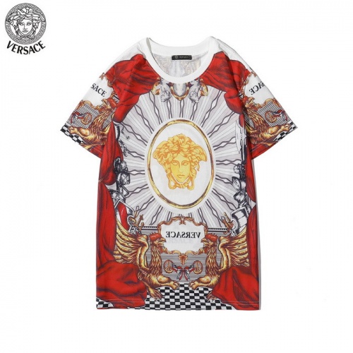 Versace T-Shirts Short Sleeved For Men #772530 $27.00 USD, Wholesale Replica Versace T-Shirts