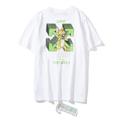Off-White T-Shirts Short Sleeved For Men #772567 $29.00 USD, Wholesale Replica Off-White T-Shirts