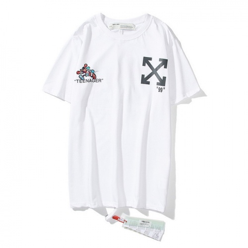 Replica Off-White T-Shirts Short Sleeved For Men #772577 $29.00 USD for Wholesale