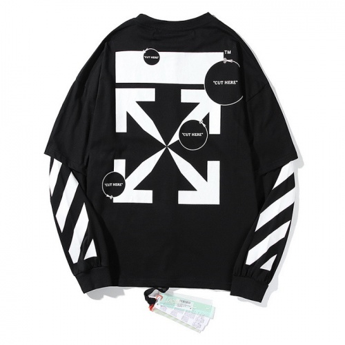 Off-White T-Shirts Long Sleeved For Men #772647 $38.00 USD, Wholesale Replica Off-White T-Shirts