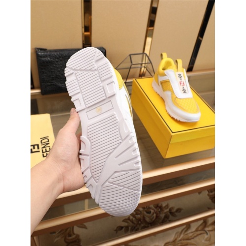 Replica Fendi Casual Shoes For Men #773085 $82.00 USD for Wholesale