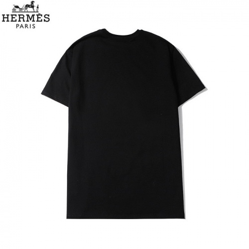 Replica Hermes T-Shirts Short Sleeved For Men #773170 $27.00 USD for Wholesale