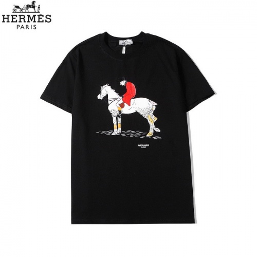 Hermes T-Shirts Short Sleeved For Men #773173 $27.00 USD, Wholesale Replica Hermes T-Shirts