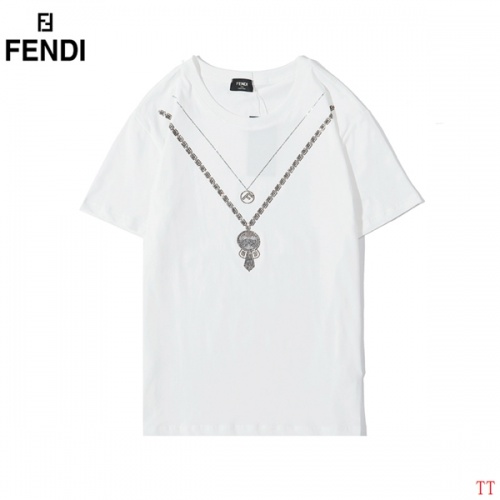 Fendi T-Shirts Short Sleeved For Men #773275 $27.00 USD, Wholesale Replica Fendi T-Shirts