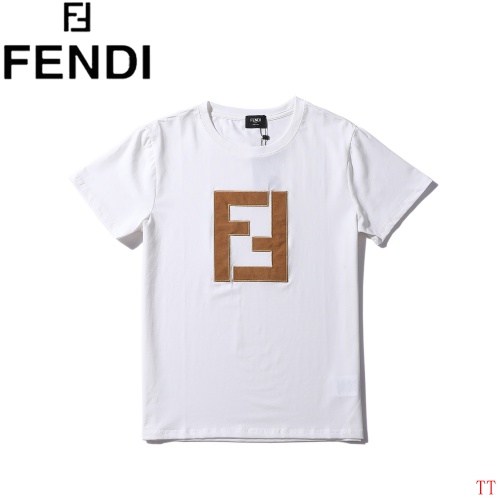 Fendi T-Shirts Short Sleeved For Men #773277 $27.00 USD, Wholesale Replica Fendi T-Shirts
