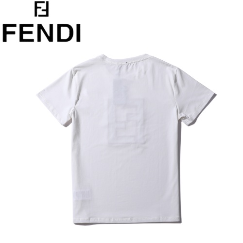 Replica Fendi T-Shirts Short Sleeved For Men #773277 $27.00 USD for Wholesale