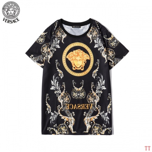 Versace T-Shirts Short Sleeved For Men #773315 $27.00 USD, Wholesale Replica Versace T-Shirts