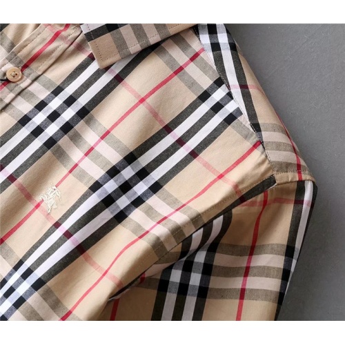 Replica Burberry Shirts Short Sleeved For Men #773413 $36.00 USD for Wholesale