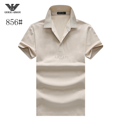 Armani T-Shirts Short Sleeved For Men #773551 $27.00 USD, Wholesale Replica Armani T-Shirts