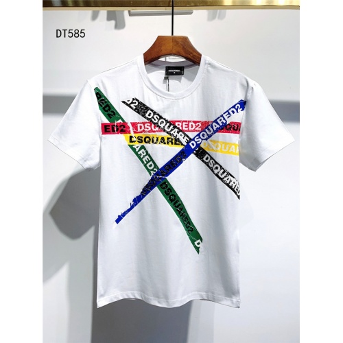 Dsquared T-Shirts Short Sleeved For Men #773946 $25.00 USD, Wholesale Replica Dsquared T-Shirts