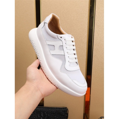 Replica Hermes Casual Shoes For Men #774409 $88.00 USD for Wholesale