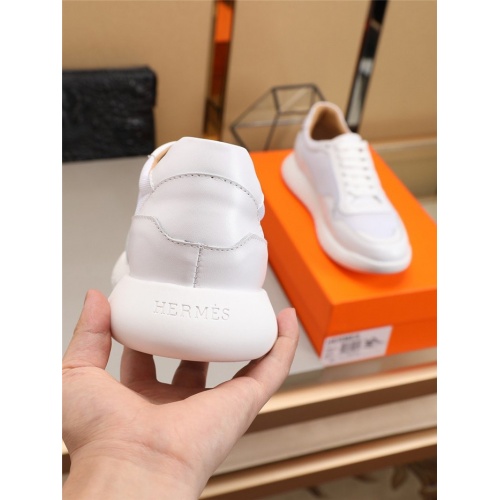 Replica Hermes Casual Shoes For Men #774409 $88.00 USD for Wholesale