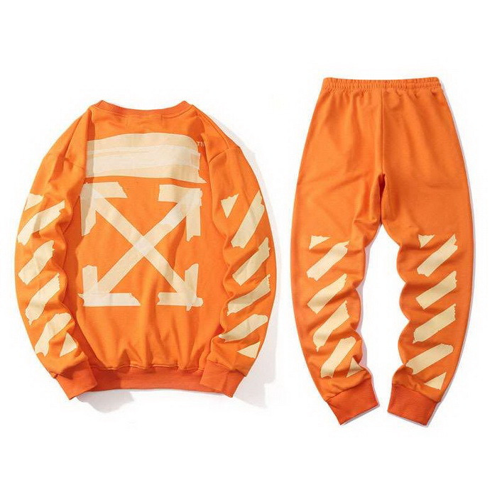 OffWhite Tracksuits Long Sleeved ONeck For Men 772672 62.08 USD