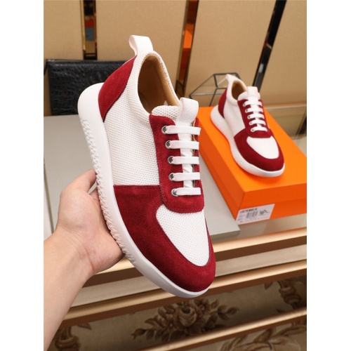 Replica Hermes Casual Shoes For Men #775169 $88.00 USD for Wholesale