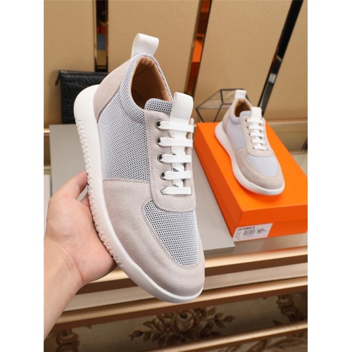 Replica Hermes Casual Shoes For Men #775173 $88.00 USD for Wholesale