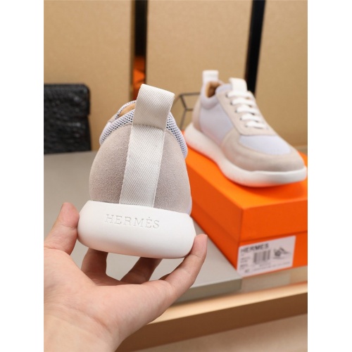 Replica Hermes Casual Shoes For Men #775173 $88.00 USD for Wholesale