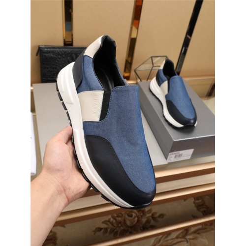 Replica Prada Casual Shoes For Men #775175 $85.00 USD for Wholesale