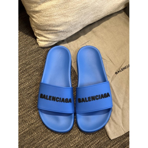 Replica Balenciaga Slippers For Men #775213 $44.00 USD for Wholesale