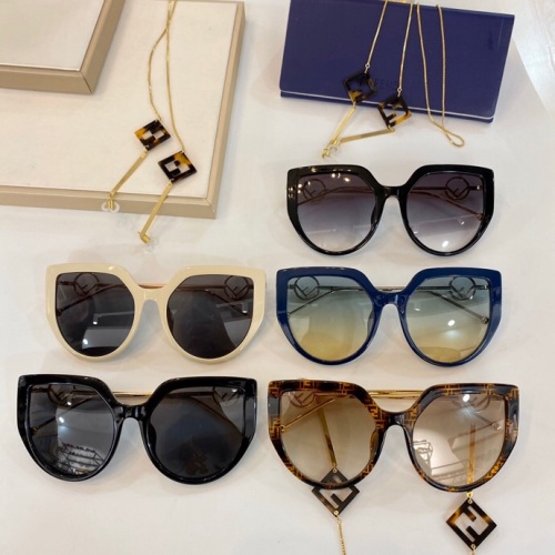 Replica Fendi AAA Quality Sunglasses #775867 $65.00 USD for Wholesale