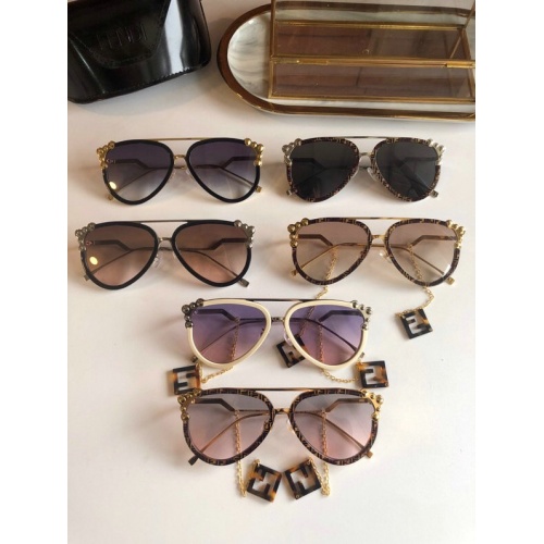 Replica Fendi AAA Quality Sunglasses #775875 $65.00 USD for Wholesale