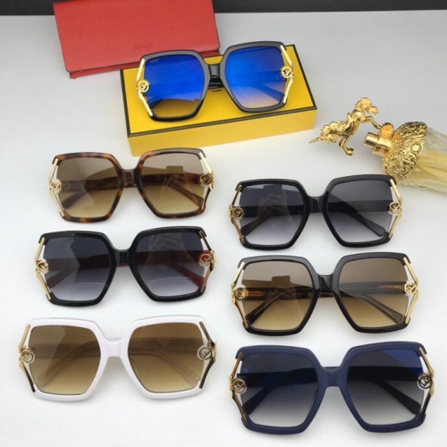 Replica Fendi AAA Quality Sunglasses #776053 $61.00 USD for Wholesale