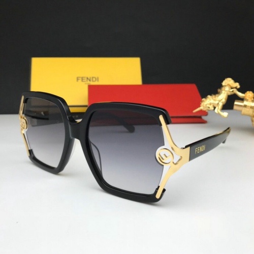 Fendi AAA Quality Sunglasses #776055 $61.00 USD, Wholesale Replica Fendi AAA Quality Sunglasses