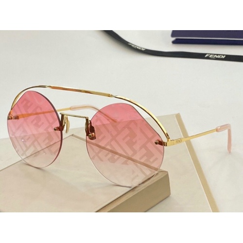 Fendi AAA Quality Sunglasses #776065 $61.00 USD, Wholesale Replica Fendi AAA Quality Sunglasses