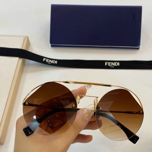 Replica Fendi AAA Quality Sunglasses #776070 $61.00 USD for Wholesale
