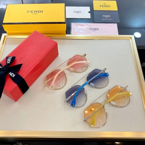 Replica Fendi AAA Quality Sunglasses #776082 $61.00 USD for Wholesale