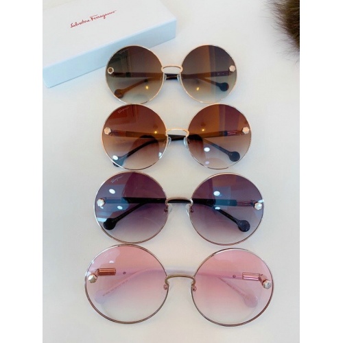 Replica Salvatore Ferragamo AAA Quality Sunglasses #776265 $61.00 USD for Wholesale