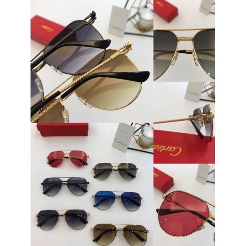 Replica Cartier AAA Quality Sunglasses #776415 $56.00 USD for Wholesale