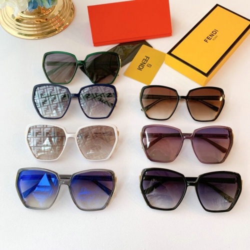 Replica Fendi AAA Quality Sunglasses #776545 $56.00 USD for Wholesale