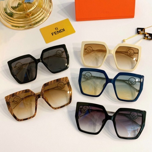 Replica Fendi AAA Quality Sunglasses #776553 $56.00 USD for Wholesale