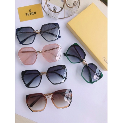 Replica Fendi AAA Quality Sunglasses #776563 $56.00 USD for Wholesale