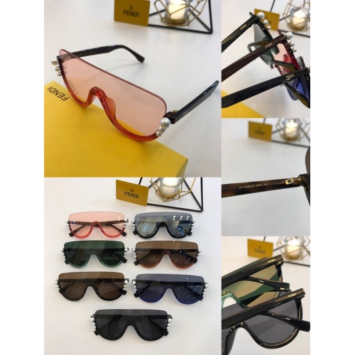 Replica Fendi AAA Quality Sunglasses #776568 $56.00 USD for Wholesale