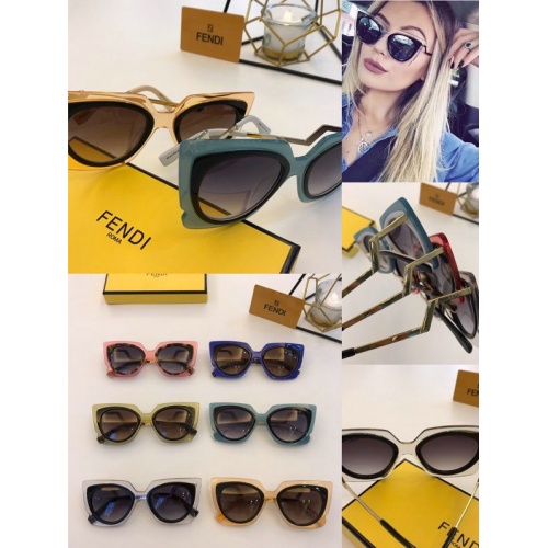 Replica Fendi AAA Quality Sunglasses #776824 $52.00 USD for Wholesale