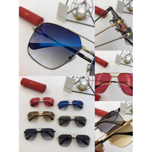 Replica Cartier AAA Quality Sunglasses #777190 $49.00 USD for Wholesale
